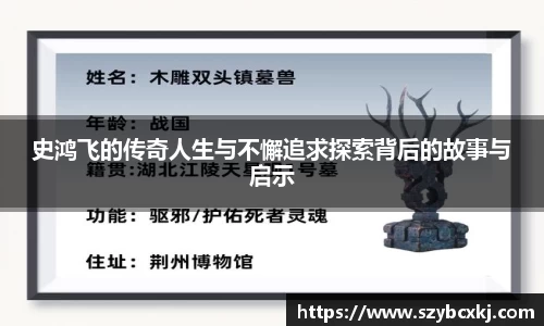史鸿飞的传奇人生与不懈追求探索背后的故事与启示